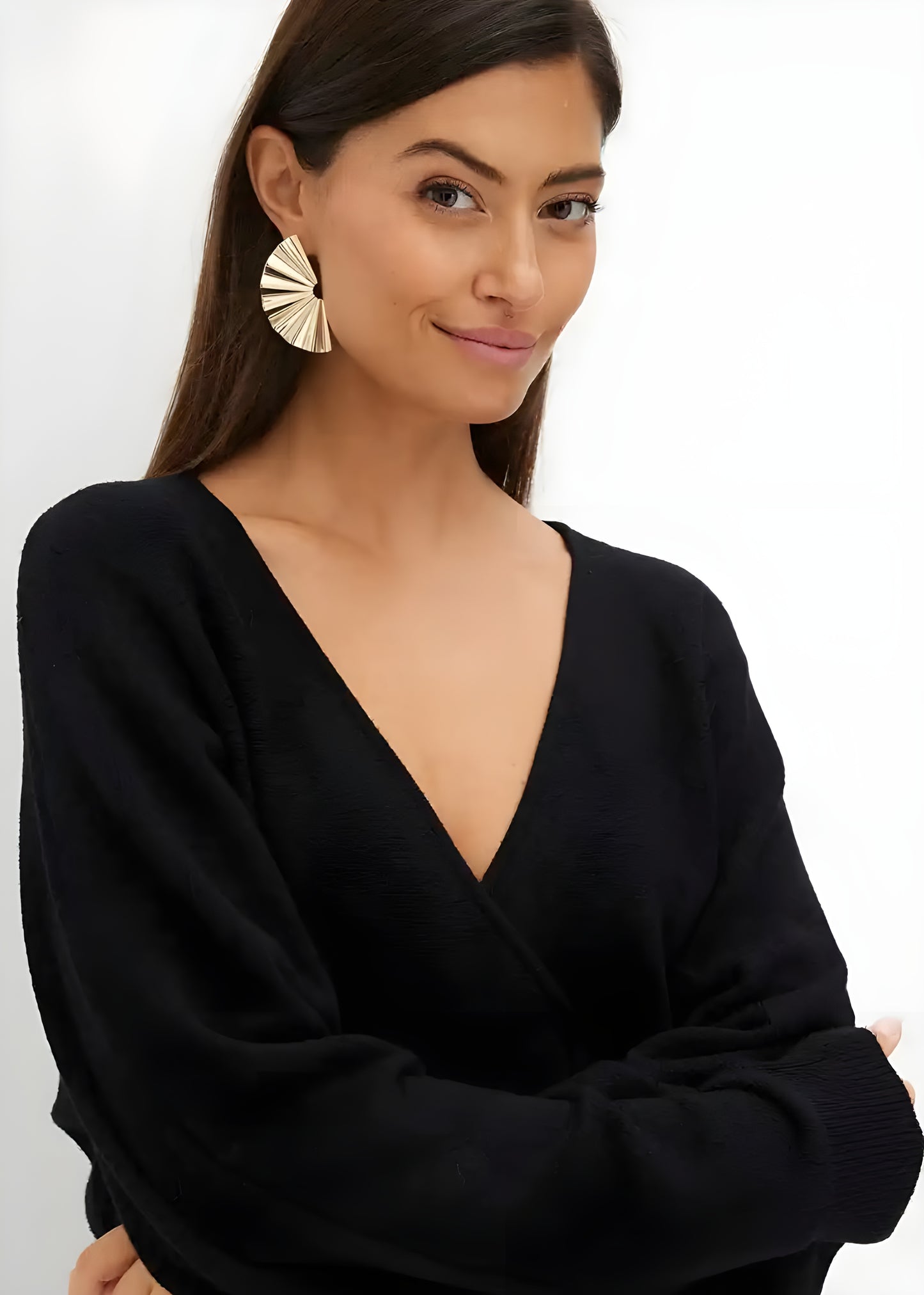 Aurélie™ | Gebreide Sweaterjurk met V-hals – Comfort & Stijl in Eén