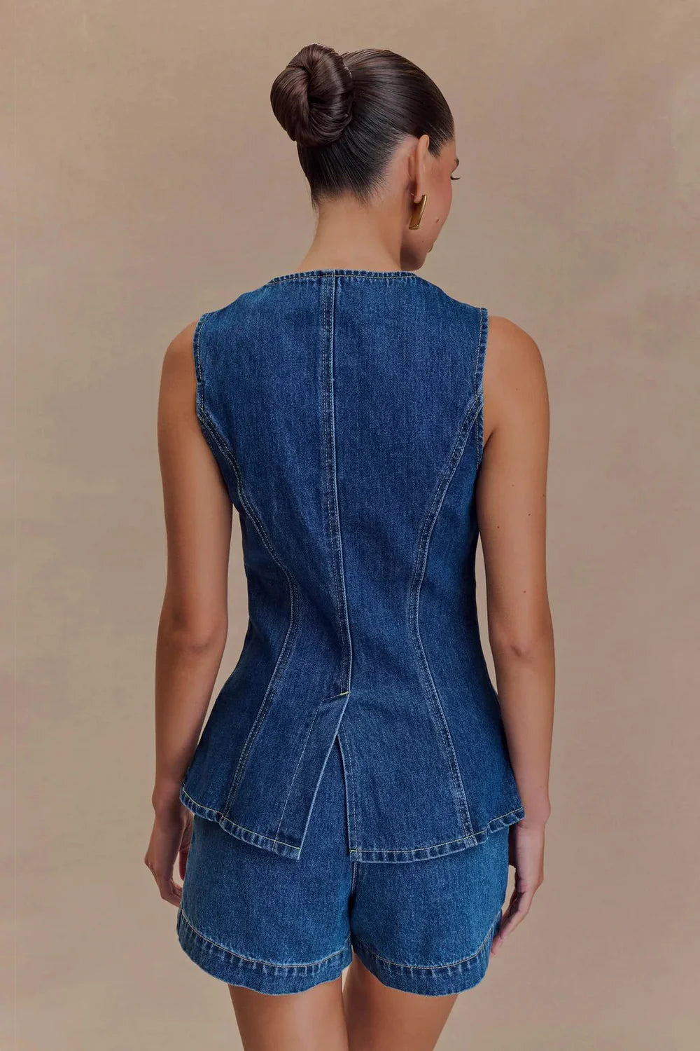 Valerie™ | Getailleerde Denim Set - Hoogwaardig Met Verfijnde Details