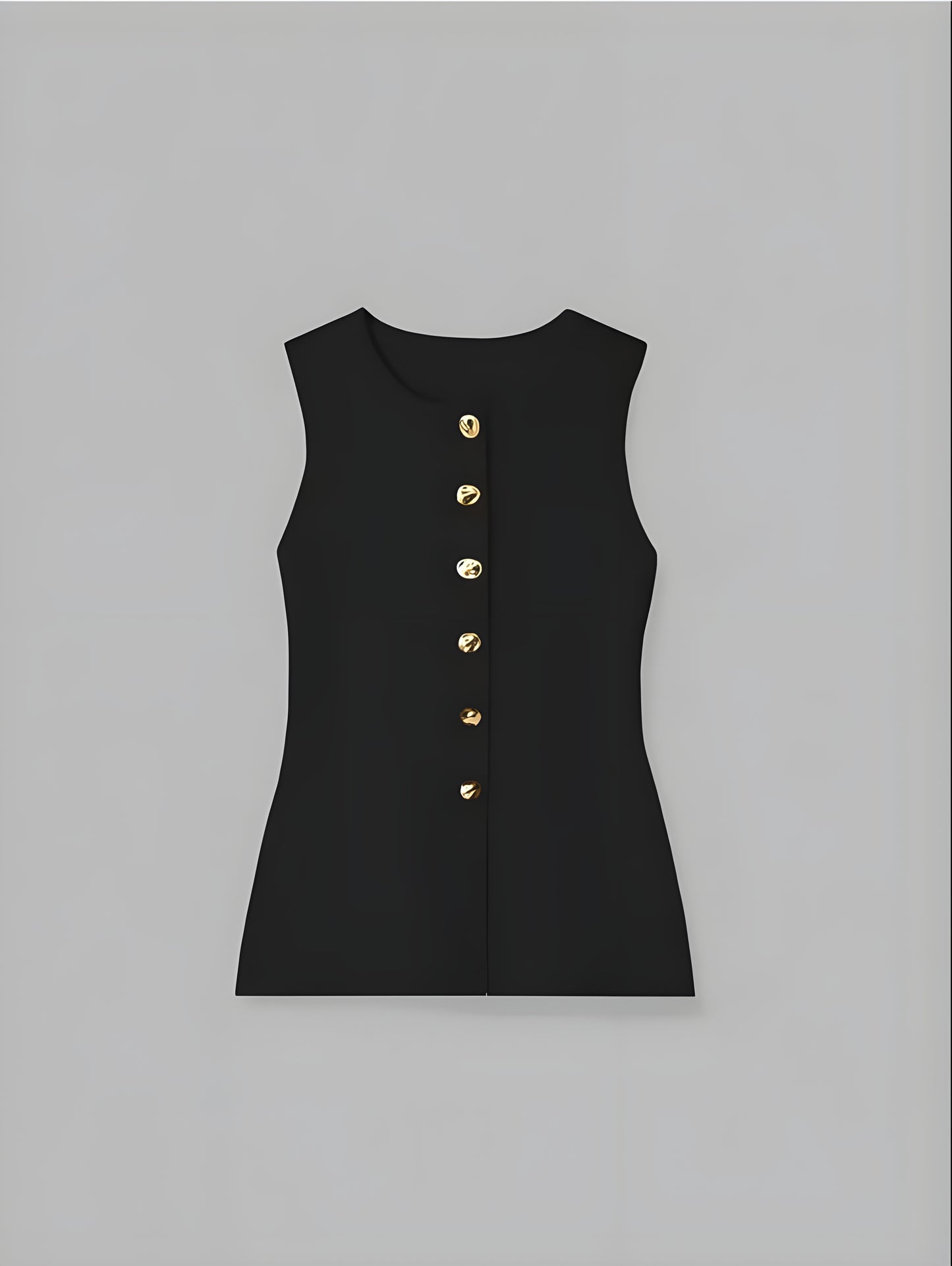 AURORA™ | Elegante Slim Fit Vest met Gouden Details