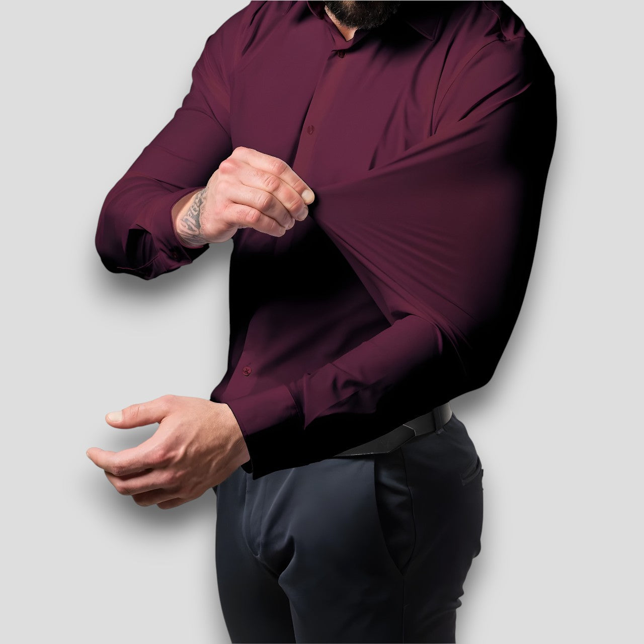 Leon™ | Strijkvrij Overhemd met Stretch