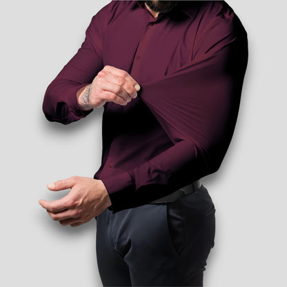 Leon™ | Strijkvrij Overhemd met Stretch